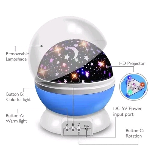 Magic Star Master LED Night Light Projector
