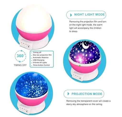 Magic Star Master LED Night Light Projector