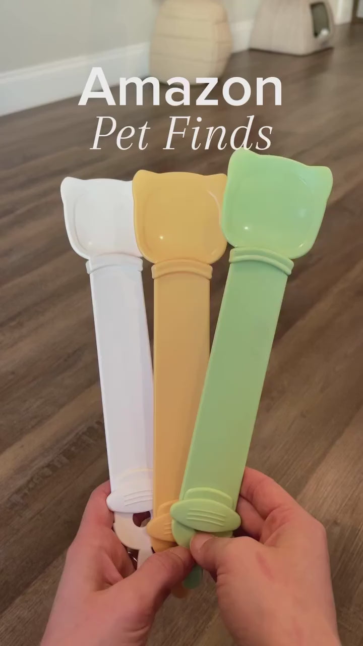 Cat Strip Feeder, Cat Strip Happy Spoon, Cat Wet Food Spoon Portable Cat Feeding Spoon Reuseable Cat Strip Spoon Lickable Pet Feeder Spoon Pets Cat Food Accessories, Cat Strip Squeeze Spoon