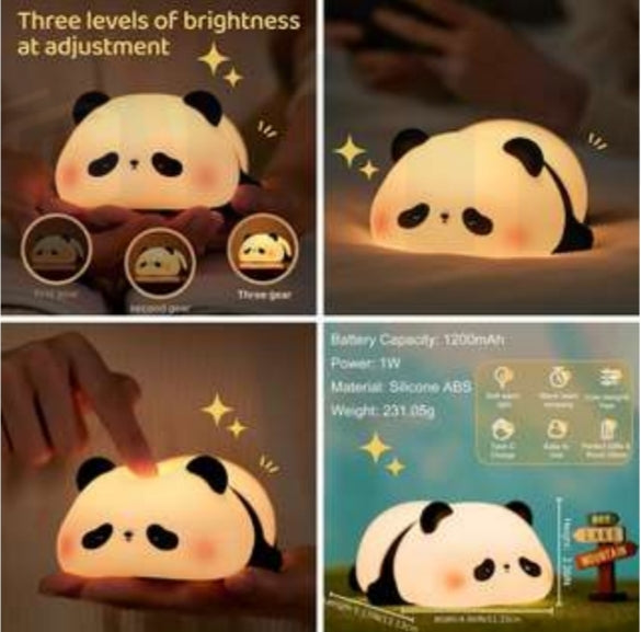 Lazy Panda Silicone LED Night Light