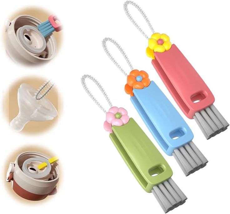 Multi-Functional 3-in-1 Bottle & Cup Mouth Cleaning Brush