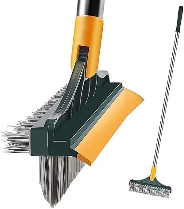 Bathroom Cleaning Brush with Wiper