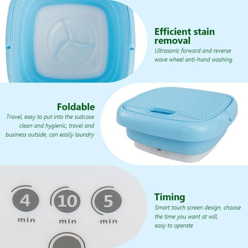 Mini Washing Machine Portable Foldable