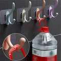 Colorful hooks With Sticker Wall Multipurpose