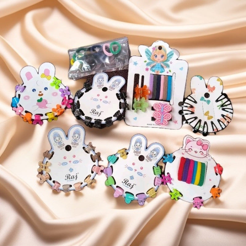 Cute Kids Hair Accessories Combo Set 🌸✨