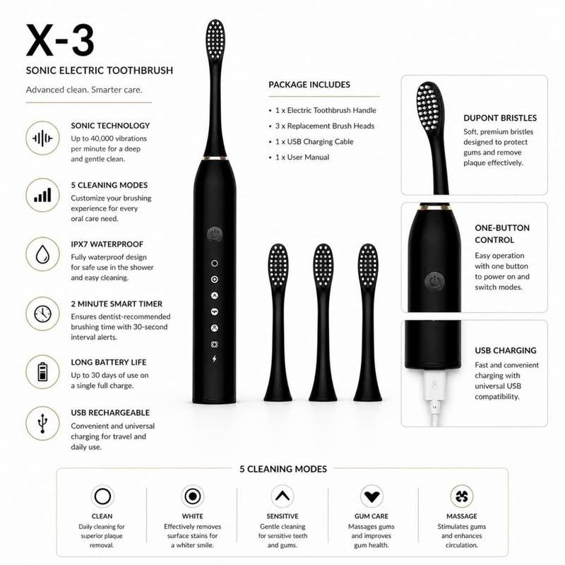 Sonic Electric Toothbrush