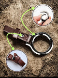 Premium Leather Loop Keychain