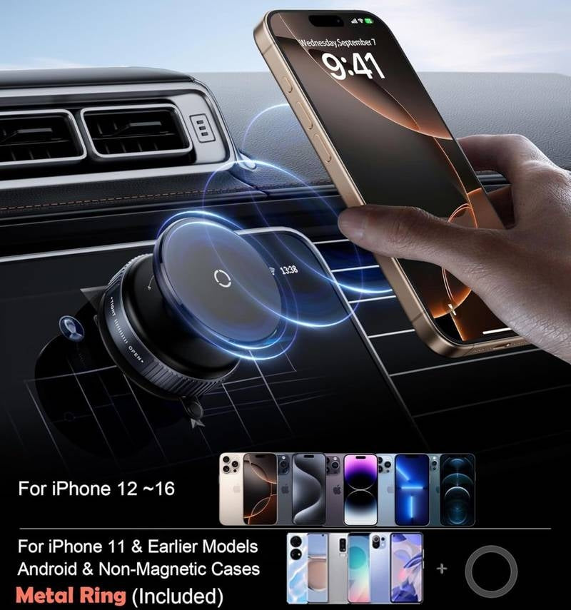 Vacuum Magnetic Phone Holder Mobile Stand