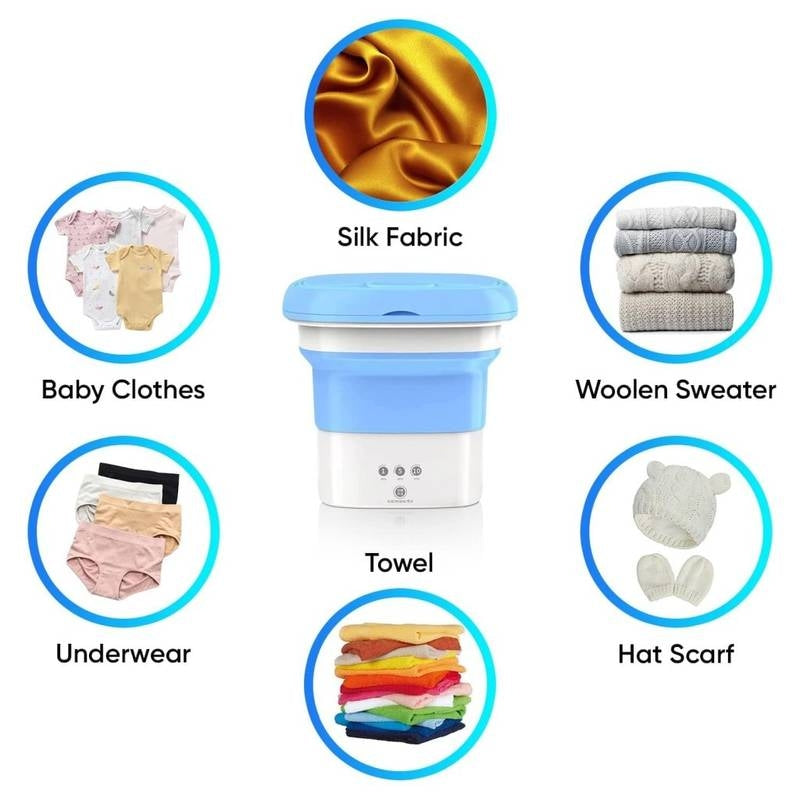 Mini Washing Machine Portable Foldable