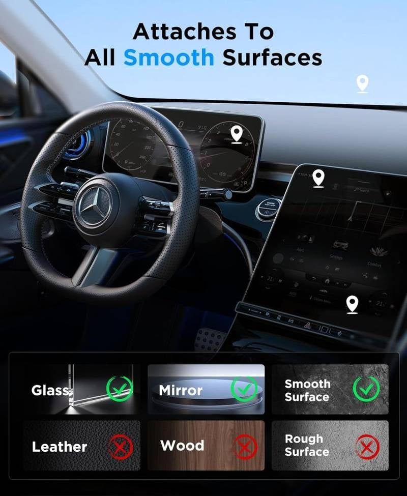 Vacuum Magnetic Phone Holder Mobile Stand