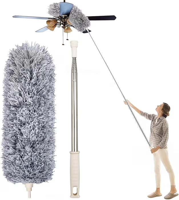 Microfiber Feather Duster Bendable