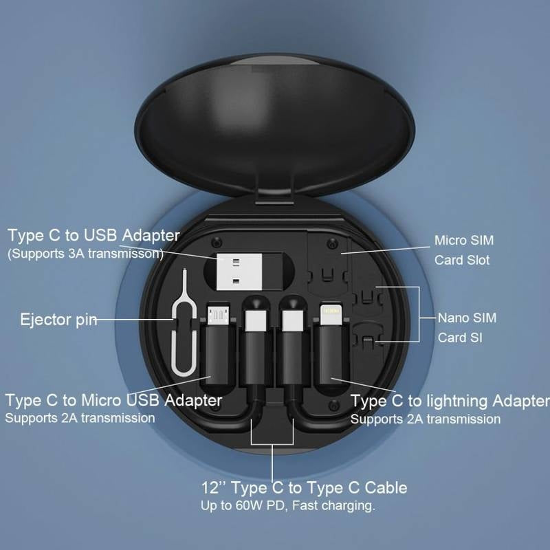 Travel Data Cable Set 60W